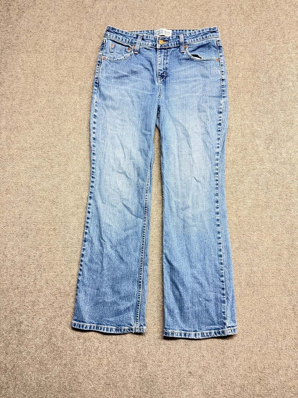 Signature by Levi Strauss Mid Rise Bootcut Jeans Blue Denim
